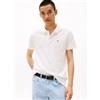 Tommy Jeans per uomo. DM0DM20676 Polo slim fit con logo bianco [3251181], Casual, Cotone, Manica corta