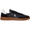 Polo Ralph Lauren per uomo. [809961181002] Sneakers Bedford in pelle nera, Nero, Basso, Stringhe, Casual