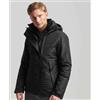 Superdry per uomo. [M5011825A] Giacca a vento Yachter nera, Casual, Poliestere, Sostenibile