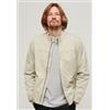 Superdry per uomo. [M5011864A] Giacca Harrington classica beige, Casual, Cotone, Manica lunga