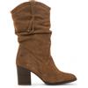 Mustang per donna. 53882 Stivali in pelle marrone Uma [3177889], 5 a 8cm, Cerniera, Casual
