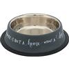 Trixie AC.INOX./Anello basecaucho,0,45l/ø19cm, gr