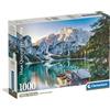 Clementoni - Puzzle 1000 Pezzi per Adulti e Ragazzi, Collection, Tema Lago di Braies, Poster Incluso, Compact Box, Idea Regalo Made in Italy, 70x50 cm, 39934