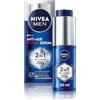 NIVEA MEN POWER Serum Antietà 2 in 1 Antimacchia e Antirughe (1 x 30 ml), Siero facciale con Luminous 630 da uomo, crema sierum antimacchia con acido ialuronico