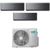 Hisense - Climatizzatore Energy Pro X Black Hisense trial split 9000+9000+9000 btu inverter Wifi in A++ R32 3AMW72U4RJC