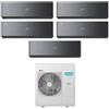 Hisense - Climatizzatore Energy Pro X Black Hisense penta split 9000+9000+12000+12000+12000 btu inverter Wifi in A++ R32 5AMW125U4RTA