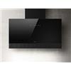 ELICA Cappa a Parete, Linea SUPER PLAT BL/F/80, 80 cm, Classe Energetica A++, Vetro Nero - PRF0164980A