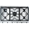 SMEG Piano Cottura a Gas, Estetica Contemporanea, 90 cm, 5 Fuochi, Acciaio Inox - SRV596GH5