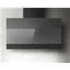 ELICA Cappa a Parete, Linea SUPER PLAT GR/F/80, 80 cm, Classe Energetica A++, Vetro Grigio + Effetto Ghisa - PRF0165017A