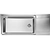 FOSTER Lavello EVO, 116x50 cm, STANDARD, Vasca a sx, Acciaio Satinato - 3219052