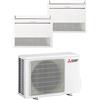 Mitsubishi Electric Condizionatore Mitsubishi MFZ-KT Dual a pavimento 9000 + 9000 BTU | MXZ-2F53VF