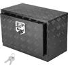 VEVOR Cassetta porta attrezzi per camion autocarro sottoscocca, Cassetta degli attrezzi 61x35,5x40,5cm, Scatola portaoggetti per pick-up, Lega di alluminio, Cassetta porta attrezzi carico 30 kg