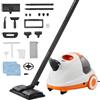 VEVOR Pulitore a Vapore, Potente Vaporizzatore Multiuso con 23 Accessori, Pulizia a Vapore con Cavo di Alimentazione Extra Lungo, Serbatoio 2,5 L e Maniglia Portatile, per Fughe Piastrelle Pavimenti