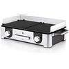 WMF Master Grill Lono, Griglia Elettrica per Interni ed Esterni con 2 Piastre Antiaderenti in Alluminio 28x50cm, Base in Acciaio Inox 18/10, Temperatura Regolabile, Facile da Pulire, 2400 W