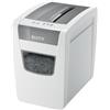Leitz Distruggidocumenti IQ SL Home Office, livello di sicurezza P4, capacità 10 fogli (70-80 g/m²), pattumiera da 23 litri, bianco, 80010000