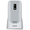 Beghelli - Telefono Anziani Salvalavita SLV30 Plus, Conchiglia gsm con Tasto SOS e Chiamata Rapida, Cellulare con Grandi Tasti, Volume Alto, Display 2.8, Torcia, Radio, Fotocamera - Colore: Grigio