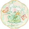 THUN Pasqua Limited Edition 2023, Piattino da Dessert in Porcellana Decorata a Mano, Linea Pasqua Favolosa, 21x20x1.5 cm h