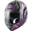 GIVI Casco Reversibile Givi X30 Pulsar Titanio Op. Rosa