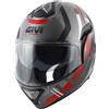 GIVI Casco Reversibile Givi X30 Pulsar Titanio Op. Nero Ros