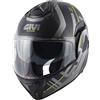 GIVI Casco Reversibile Givi X30 Pulsar Nero Op. Giallo