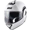 GIVI Casco Reversibile Givi X30 Solid Bianco Lucido