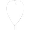 Tommy Hilfiger Jewelry Collana con Pendente da Donna in Acciaio Inossidabile - 2780950, NECKLACE, Silver