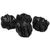 Zerodis Copriruota per passeggino, 4 pezzi Passeggino in tessuto Oxford Coprigambe antipolvere Copriruota per passeggino Accessori per passeggino(S-Nero)