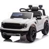 Aziamor Ford Pick Up Auto Ranger 12V Macchina elettrica bambini Telecomando Parentale Colore Bianco