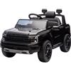 Aziamor Ford Pick Up Auto Ranger 12V Macchina elettrica bambini Telecomando Parentale Colore Nero