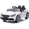 Aziamor Mercedes SLC 300 Auto Elettrica Bambini Telecomandata con Telecomando Parentale Colore Bianc