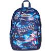 Seven Zaino Scuola Dual Detach Gloomy Heart Doppio Scomparto 32 lt