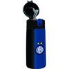 Seven Inter Borraccia Termica in Acciao Inox, Nera e Blu, 0,46 L