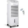 Orbegozo AIR46 Climatizzatore evaporativo 3 in 1, 3 velocità, Timer, accumulatori di Freddo, Serbatoio 6 l, Telecomando, Silenzioso, Plastica/Metallo, Bianco