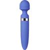 Sinful Massaggiatore personale di Sinful,Vibratore a bacchetta magica Ultimate Power,Ricaricabile, impermeabile e flessibile per il collo Massaggiatore rivestito in silicone,3 velocità e 7 modelli,Blu