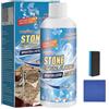 Rakiuty Detergente per Smacchiatore di Pietre,Stone Stain Remover Cleaner,Detergente per Macchie di Olio per Marmo da Cucina,Agente Lucidante per Pietre,per Marmo,Granito,Piastrelle,100 ml