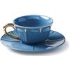 Bitossi Home Vintage Tazza the con piatto Carta da zucchero Bitossi Home