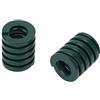 Garosa Molle per Stampi a Carico Pesante, 25mm OD 12,5mm ID, Acciaio 65MN Verde, TH25*50mm, 2 Pezzi, per Stampaggio Plastica