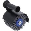 Fockety Kit Lucidatrice per Lucidatura, Levigatrice Elettrica Lucidatrice Grana 80 Accessorio per Smerigliatrice Angolare con 2 Ruote Lucidanti, per la Smerigliatura di Legno e Metallo
