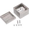 ViaGasaFamido Presa a Scomparsa da Incasso con Porta USB, 250V 16A 4000W, Acciaio Inossidabile, IP40 Ignifugo, Multi-porte per Pavimento