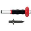Generico ECI ELETTROFORNITURE KIT PERCUSSORE X CHIODO KNIPEX ACCIAIO + 200 CHIODI IN ACCIAIO D.4,5MM S.18MM