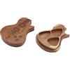 Yosoo Health Gear Scatola Porta Plettri in Legno con 3 Organizer per Plettri e Custodia per Chitarristi e Musicisti Compleanno per Chitarristi e Amanti della Musica