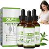 Eeiiey Ourlyard GLP-1 Health Boost Drops, Ourlyard GLP-1 Boost Drops, Professional Lercea Drop, Gocce di energia organica GLP-1, supporto immunitario ed energetico intestinale e digestivo (3 pezzi)