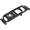 Tbest Portapacchi Step, Gradino per Portiera della Macchina Scaletta per auto Universal Car Upper Roof Door Step Scaletta Accessorio Nero Fit For Jl