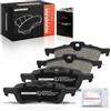 Frankberg 4x Pastiglie dei Freni Posteriore L+R Replace# 34216762871 | Compatibile con Mini R50 R53 1.4L 1.6L Mini Cabriolet R52 John Cooper Works One 1.6L; senza Contatto di segnalazione usura