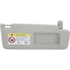 Aramox Aletta Parasole Destra, Visiera Parasole Interna Anteriore Auto Destra ABS Plastica Panno di Ricambio Grigio per MK7 2014‑2017 OE: 5GG857552
