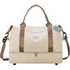 OnlyPRIME Borsa Parto e Viaggio 40x20x30 - Borsone Donna Impermeabile per Ospedale Mamma e Neonato, con Scomparti, Porta Scarpe, Porta USB, Etichetta Bagaglio e Manuale.