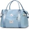 FIORETTO Borsa da viaggio da 20 Litri Borsone Borse da viaggio per il weekend con custodia per trolley, borsa tote da viaggio per donna Cielo Blu