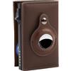 ＴＩＺＹＦＦ TIZYFF Smart Airtag Portafogli da uomo, portafoglio AirTag in pelle con blocco RFID, porta carte di credito pop-up, in vera pelle, per uomo/donna (Airtag non incluso), moderno, Caff, 10cm X 7cm X 2cm,