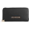 MOSCHINO Portafoglio donna Love zip around small ecopelle nero AS24MO15 JC5702 NERO