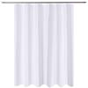 N&Y HOME Tenda da doccia lunga in tessuto - 182,9 x 198,1 cm più lunga, qualità alberghiera, resistente alla muffa, lavabile, idrorepellente, bianco spa bagno tende con occhielli
